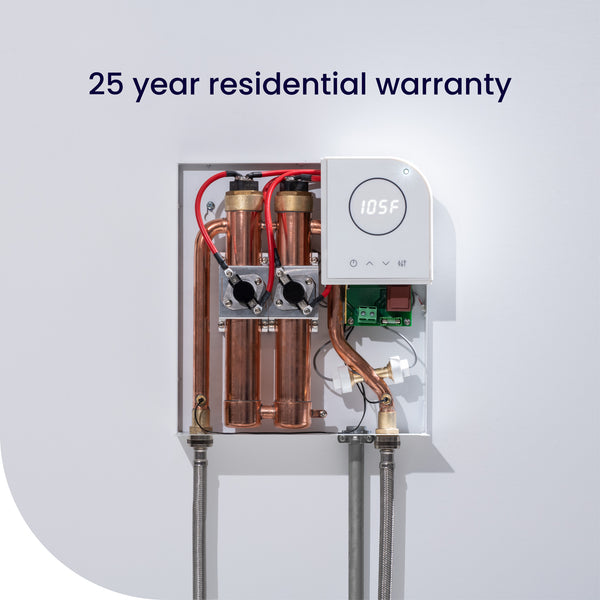18 Opti - Electric Tankless Water Heater, 18kw, 240V, Adv Pwr Modulation, 25 yr warranty