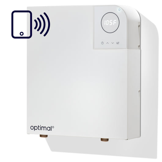 27 Plus - Smart WiFi App Control, 27kw, 240V, Electric Tankless Water Heater, Adv Pwr Modulation, 25 yr warranty