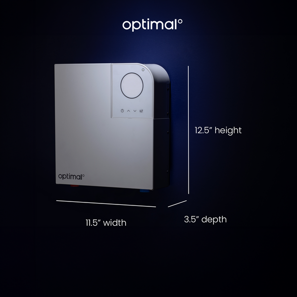 Optimal Plus Optimal+ 12kw (WiFi) Smart Electric Tankless Water Heater 2.5 GPM | Op ...