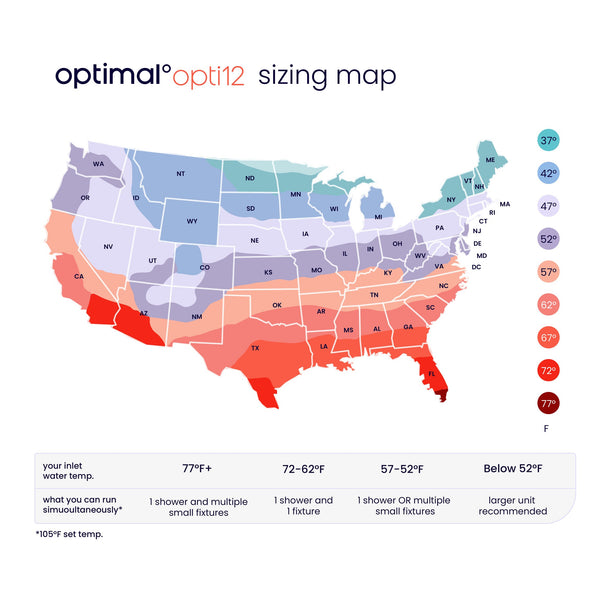 opti12 plus | 12kW 208V 2.5GPM Wifi Enabled 25-Year Warranty Electric Tankless Water Heater