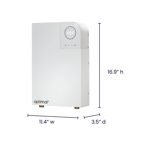 opti18 | 18kW 240V 3.7GPM 25-Year Warranty Electric Tankless Water Heater