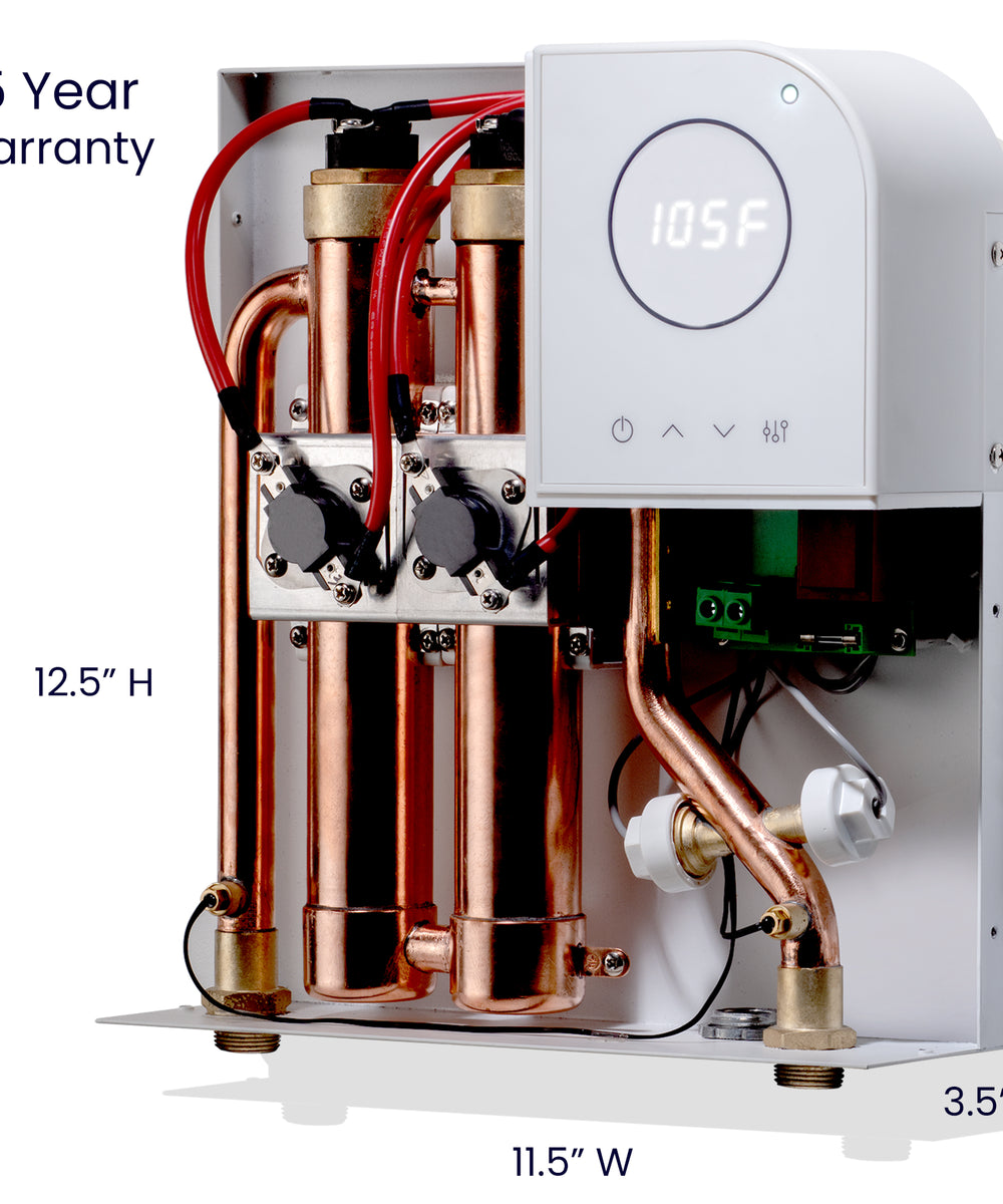 12 Opti Electric Tankless Water Heater, 12kw, 208V, Adv Pwr