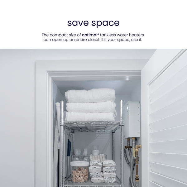 opti27 plus | 27kW 240V 4.5GPM Wifi Enabled 25-Year Warranty Electric Tankless Water Heater