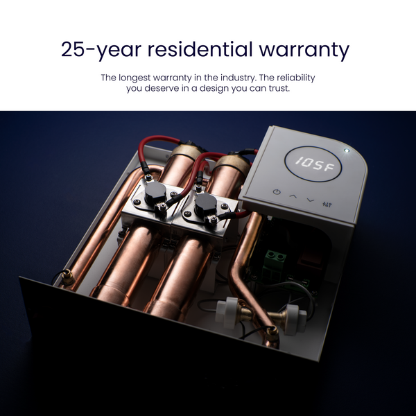 opti15 | 15kW 240V 3.0GPM 25-Year Warranty Electric Tankless Water Heater